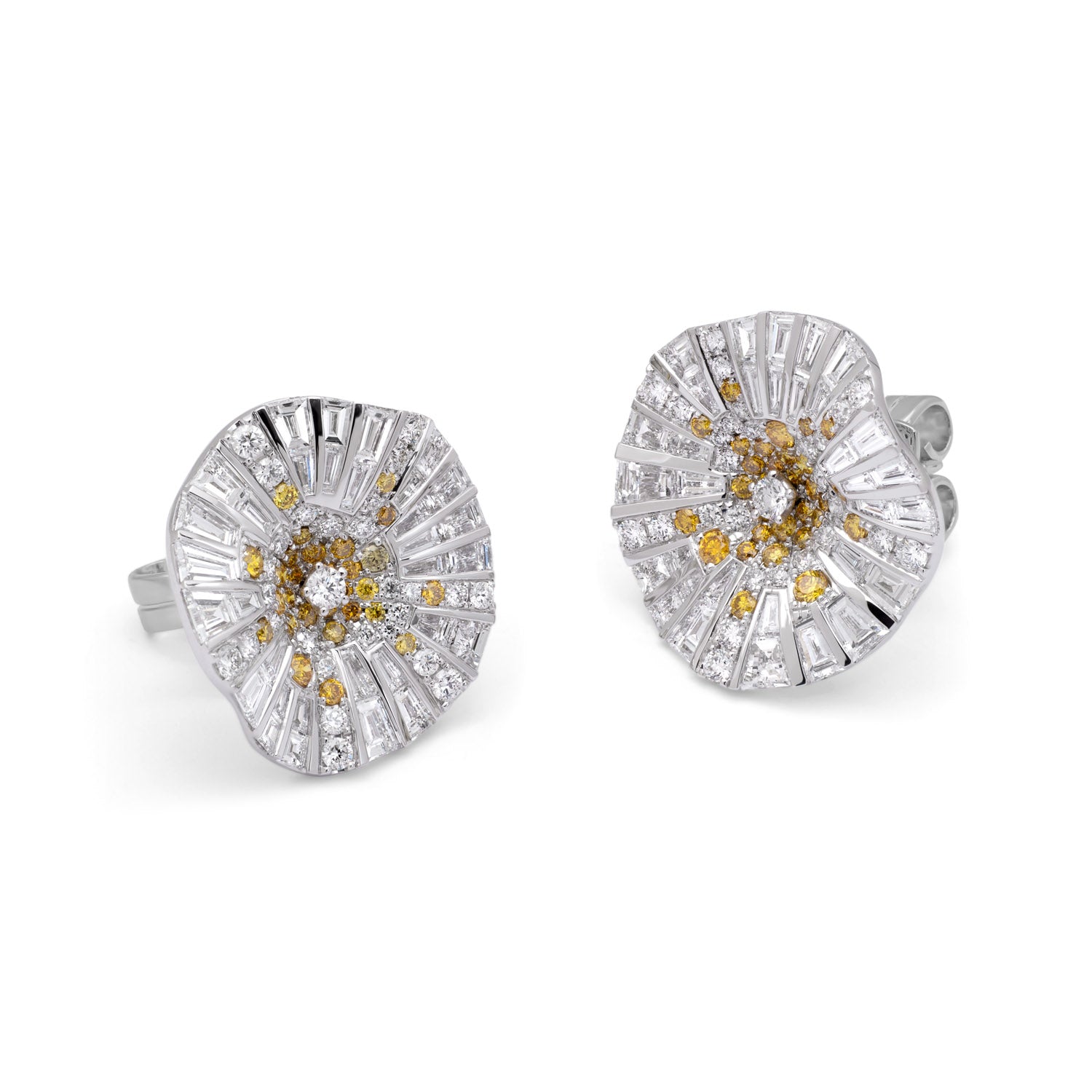 BELLE Yellow Diamond Earrings