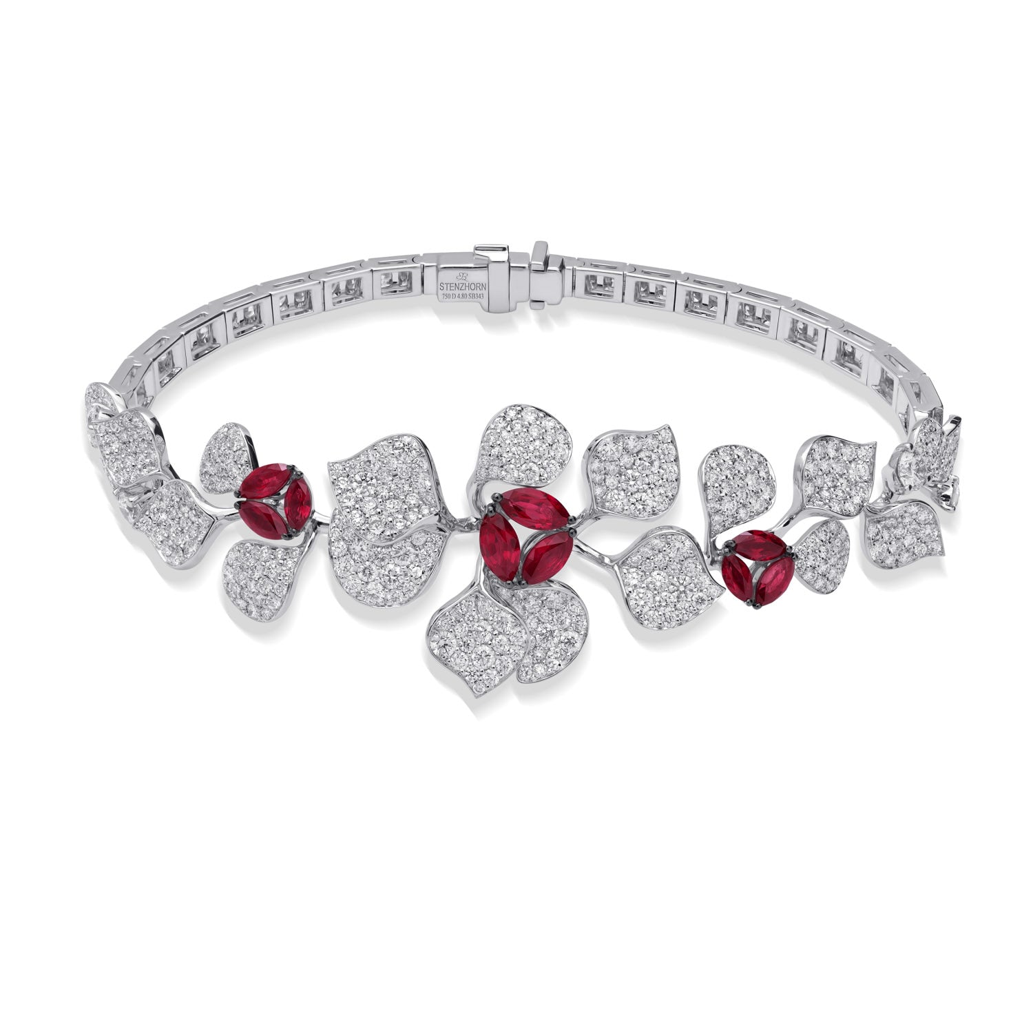 À FLEUR DE PARIS Ruby Bracelet